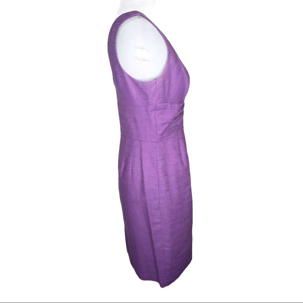 Trina Turk Purple Sleeveless Sheath Dress - Picture 3 of 7